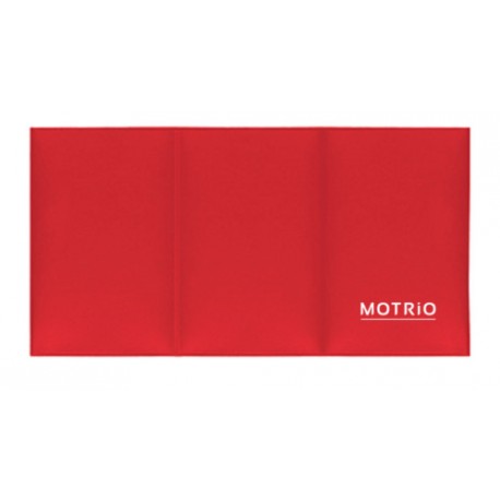 Red registration card wallet