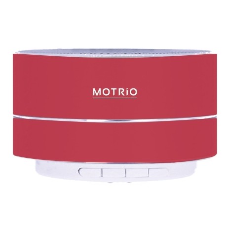 Haut-parleur bluetooth rond - rouge