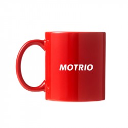 Mug céramique coloris rouge