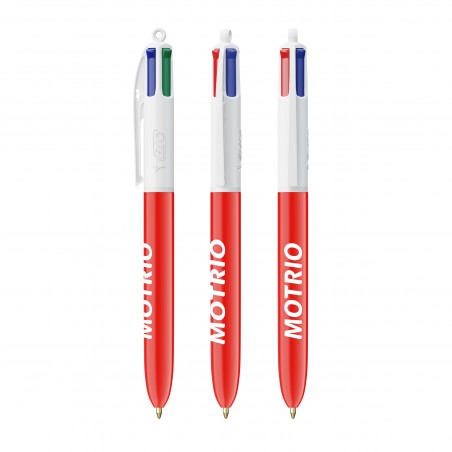 Stylo bille 4 couleurs [Lot de 5 pièces]